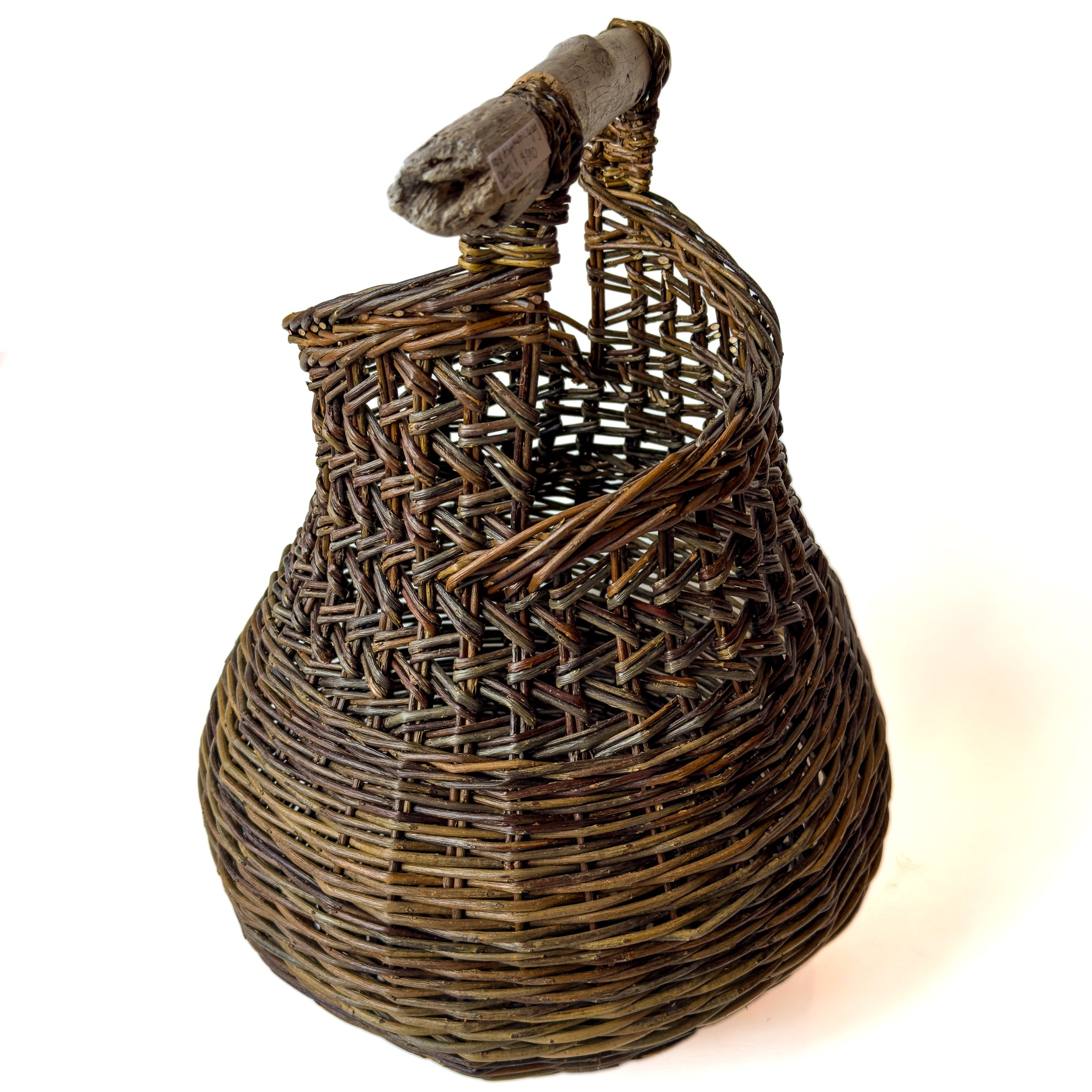 Two Toned Bulbous Basket