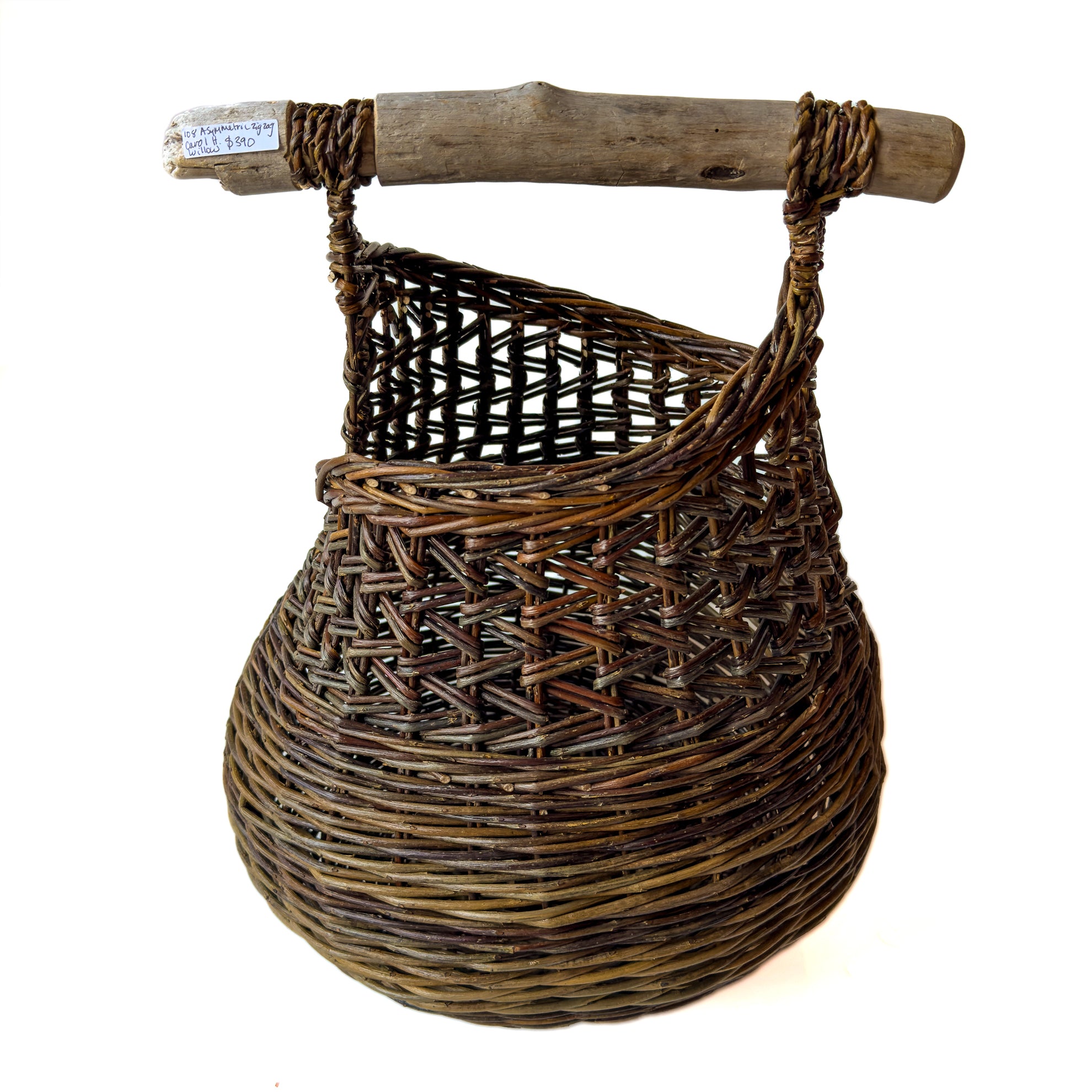 Two Toned Bulbous Basket