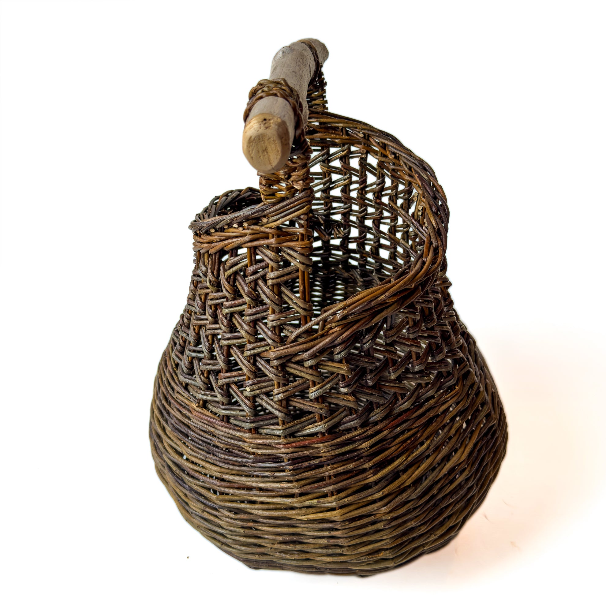 Two Toned Bulbous Basket