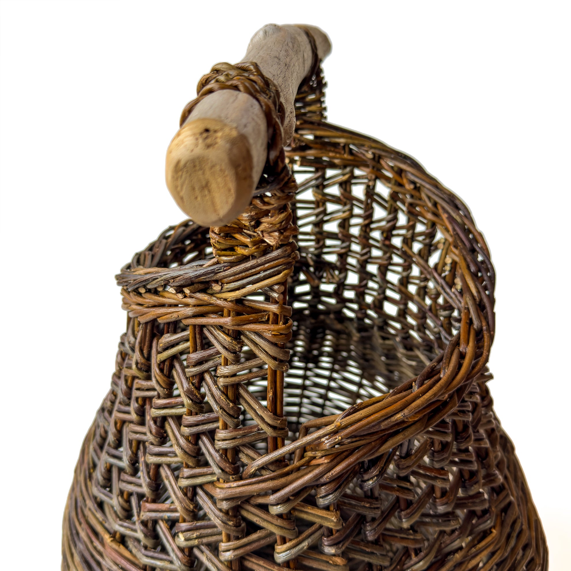 Two Toned Bulbous Basket