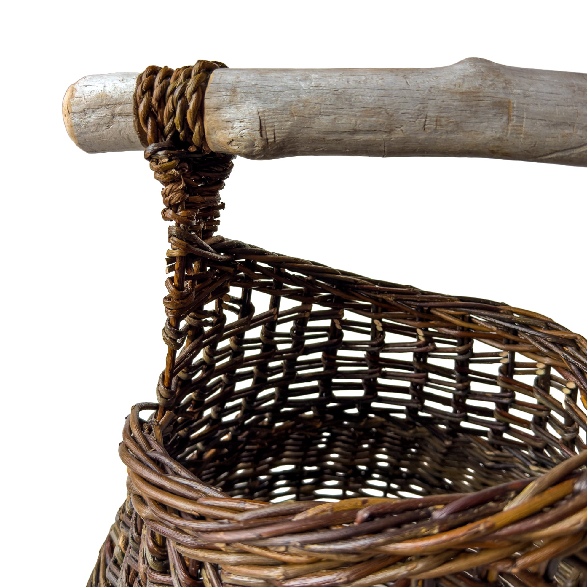 Two Toned Bulbous Basket