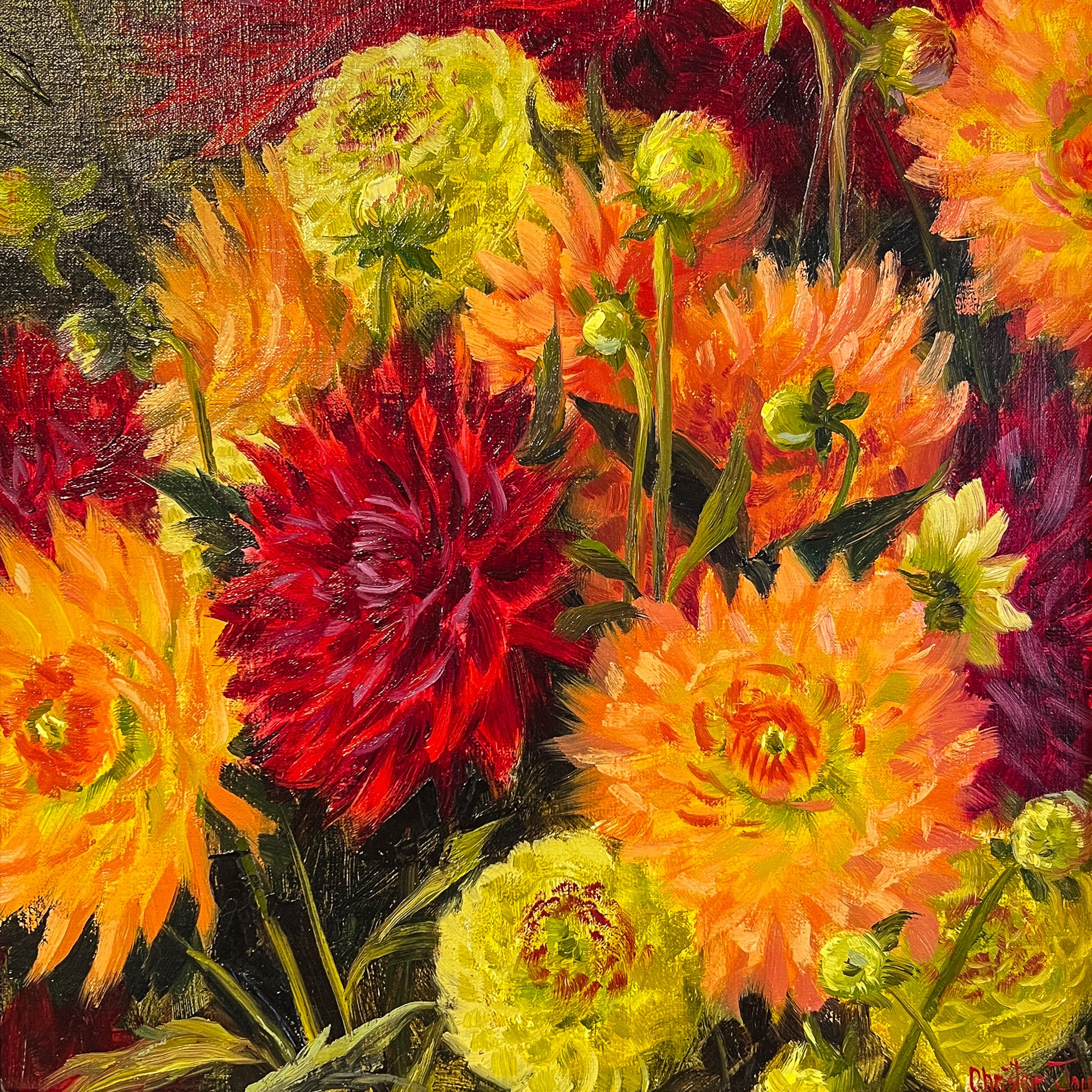 Fresh Picked Dahlias 1