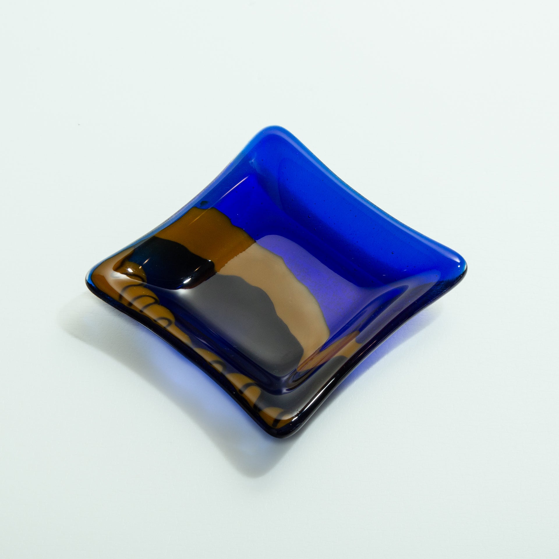 Cobalt & Mustard I
