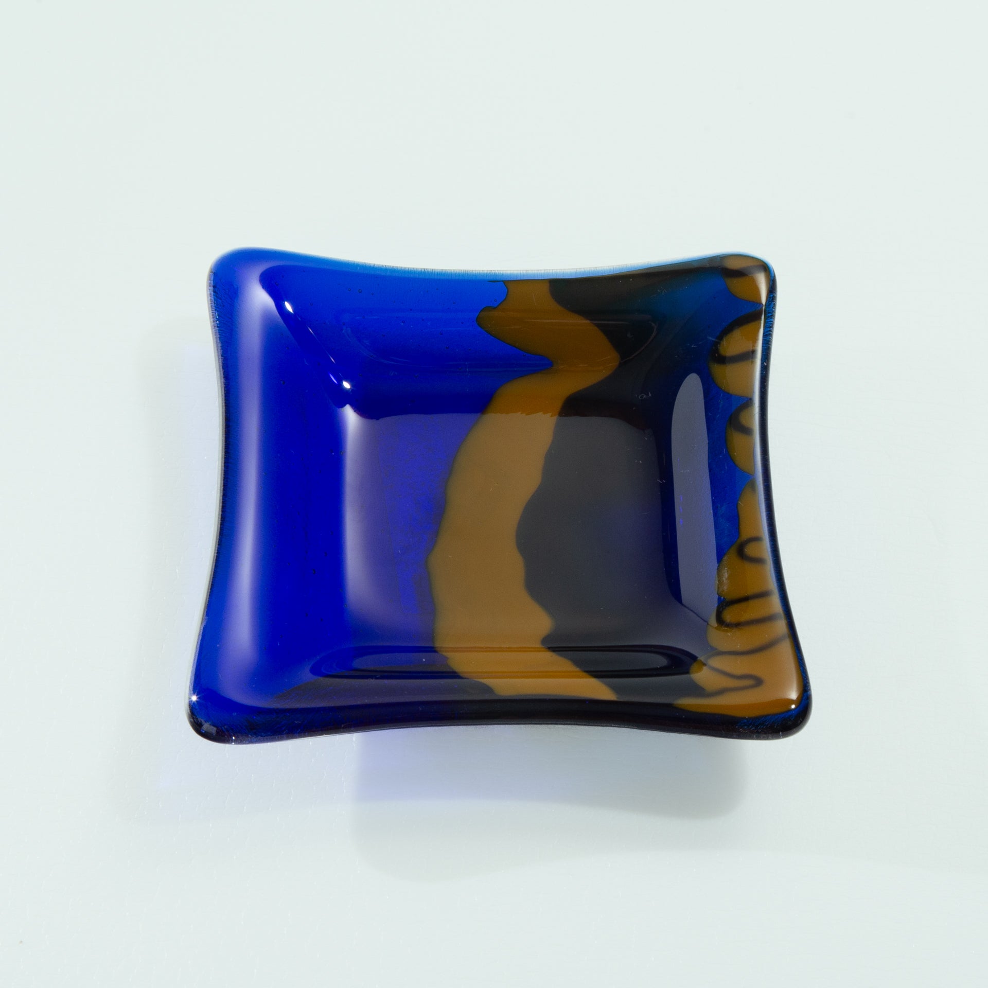 Cobalt & Mustard I