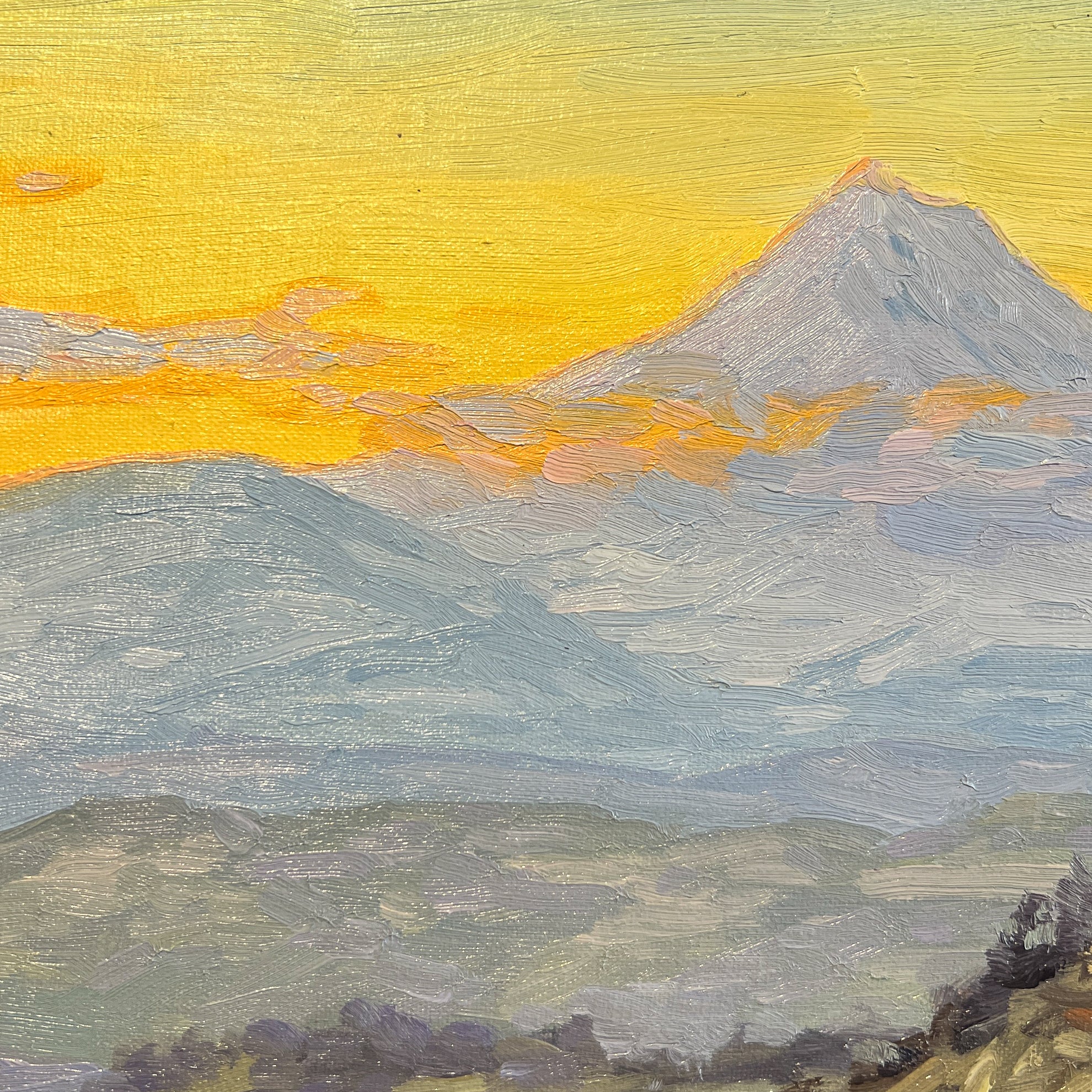 View from the Canyon - Mt Jefferson
