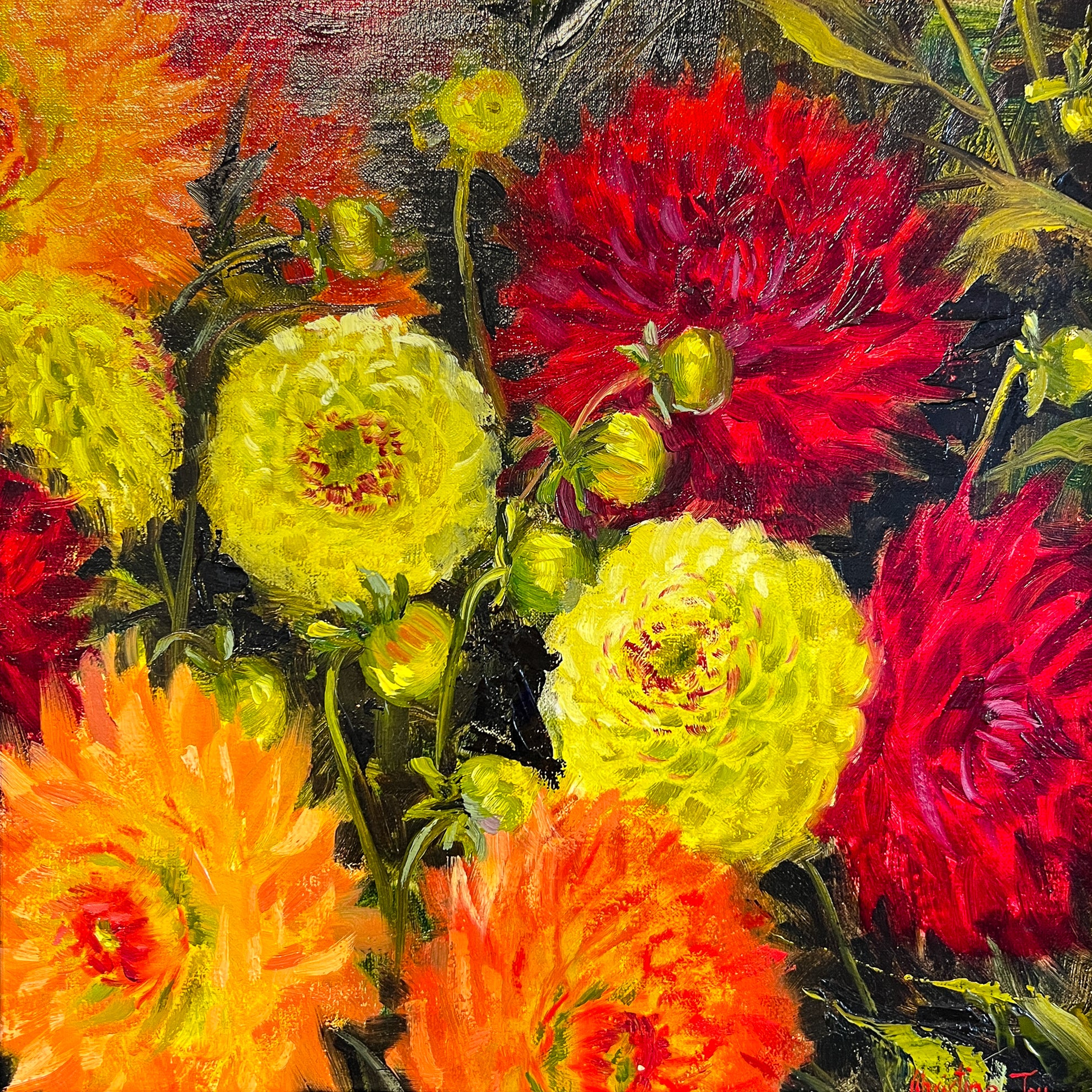 Fresh Picked Dahlias 2