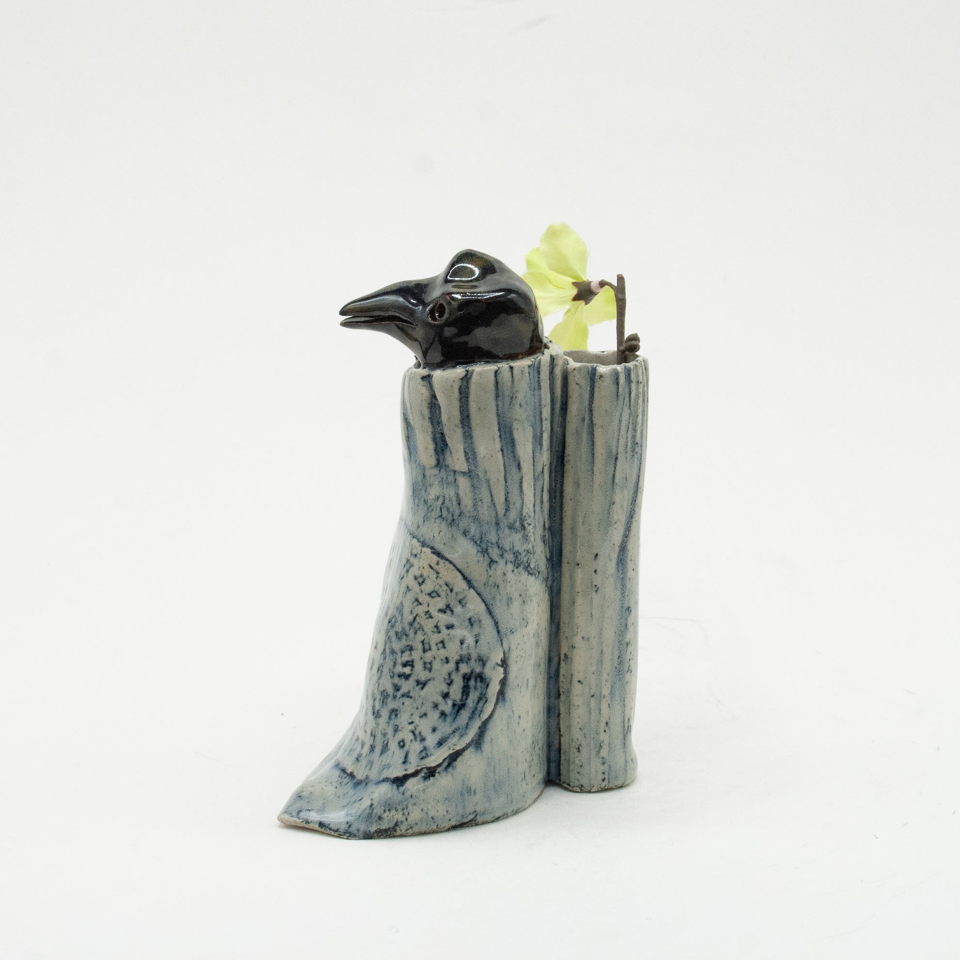 Crow Bud Vase #1258V