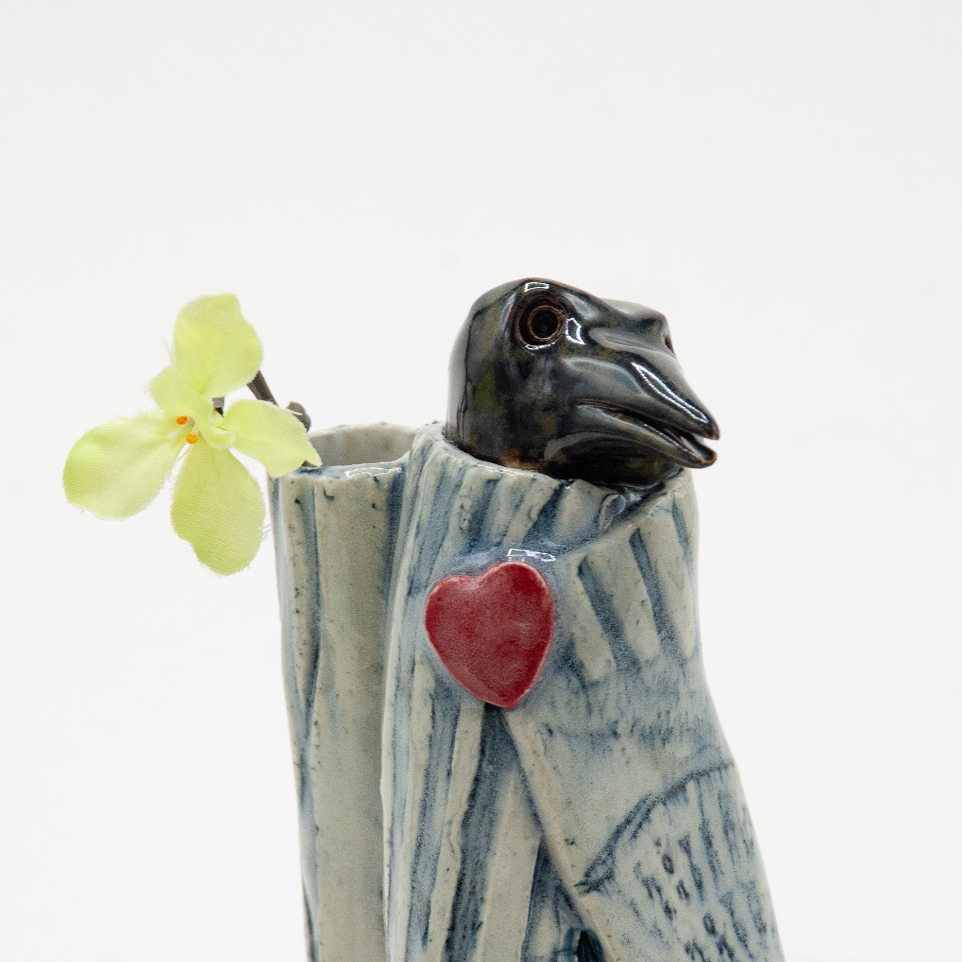 Crow Bud Vase #1258V