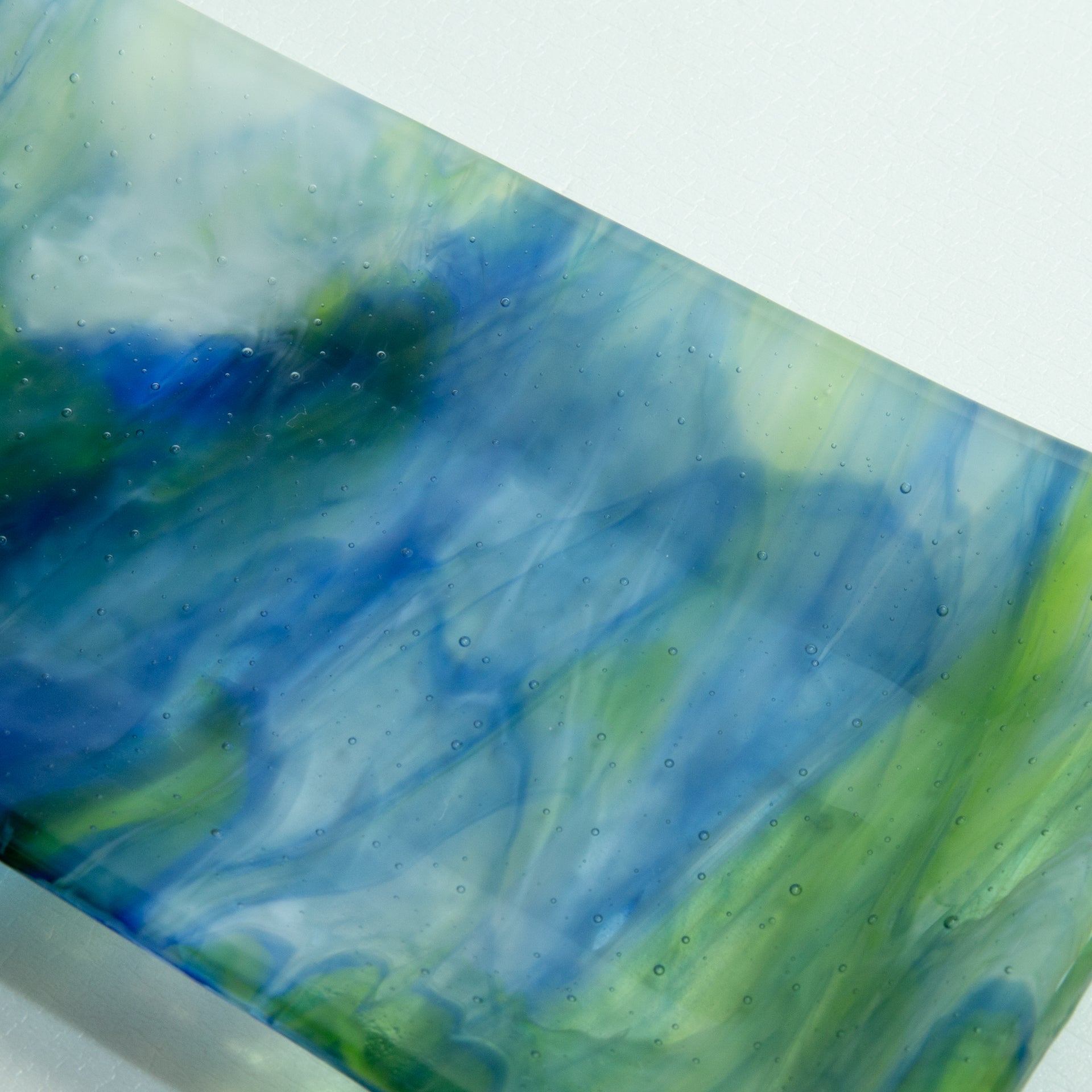 Blue & Green Swirl I