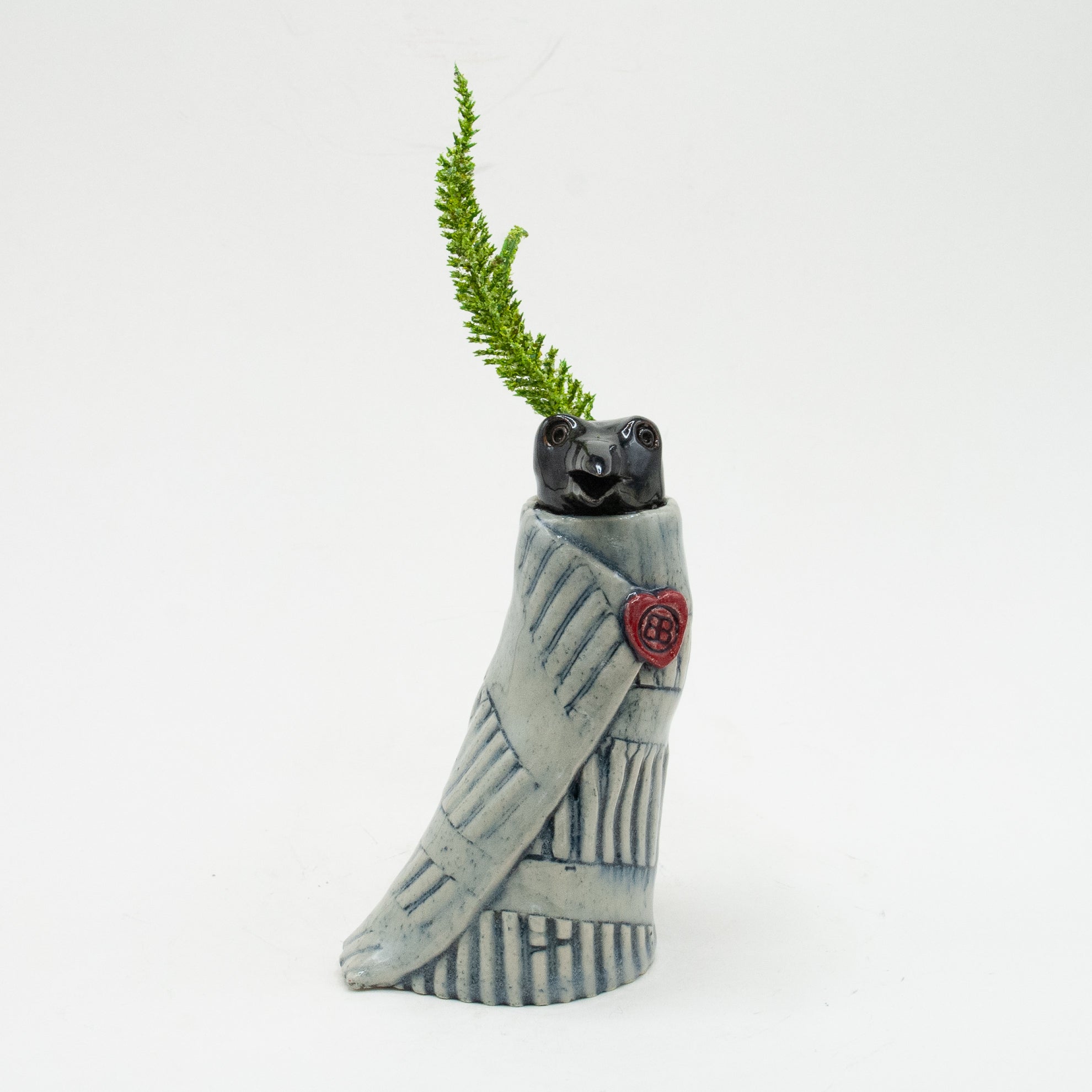 Crow Bud Vase #1259V