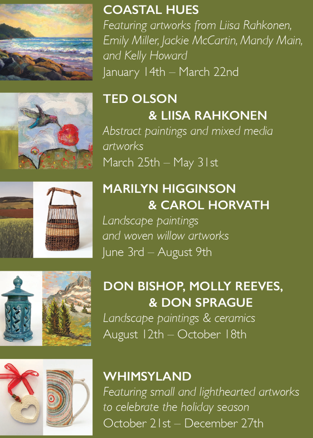 FEATURED ART SHOWS 2025