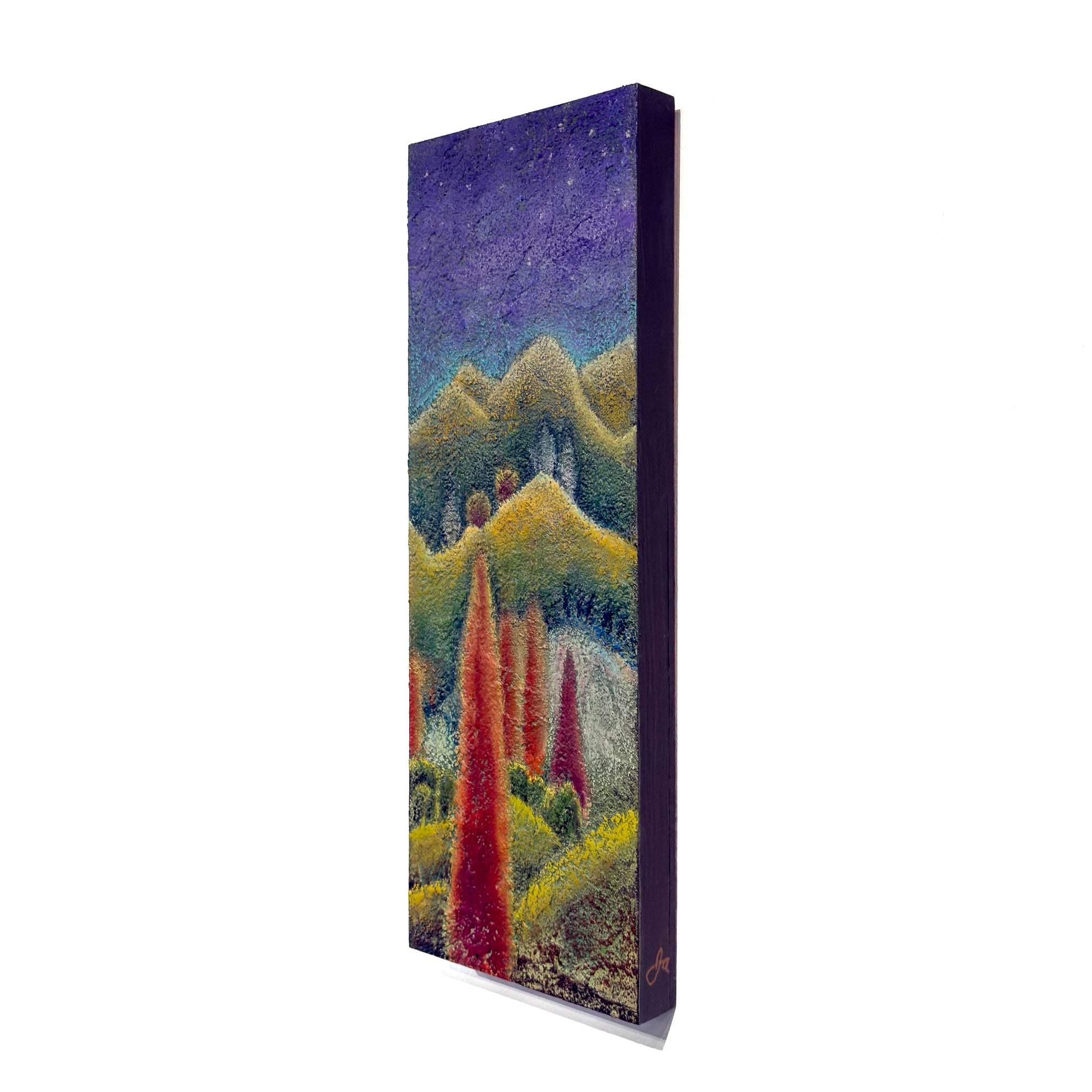 Starry Night with Mountains