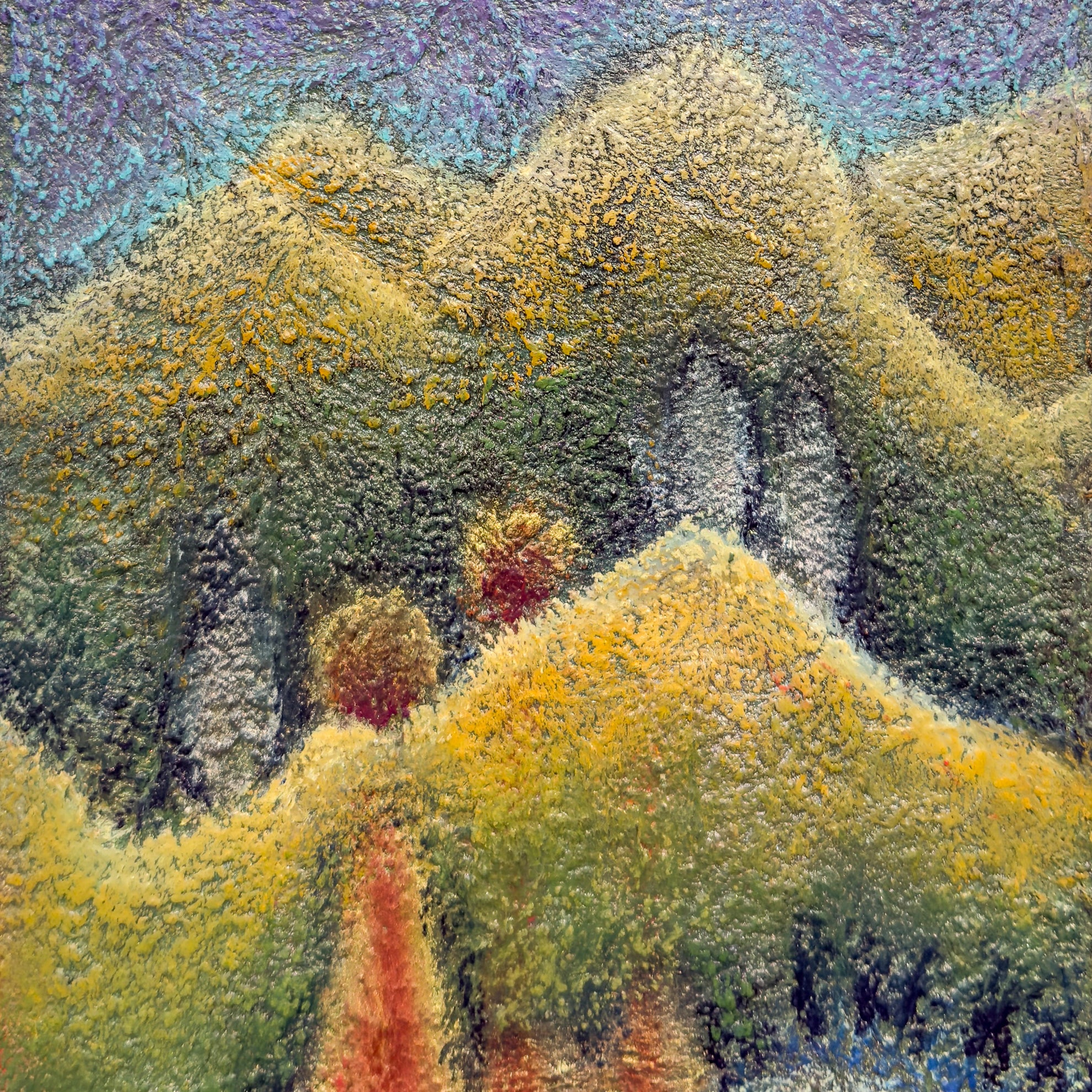 Starry Night with Mountains