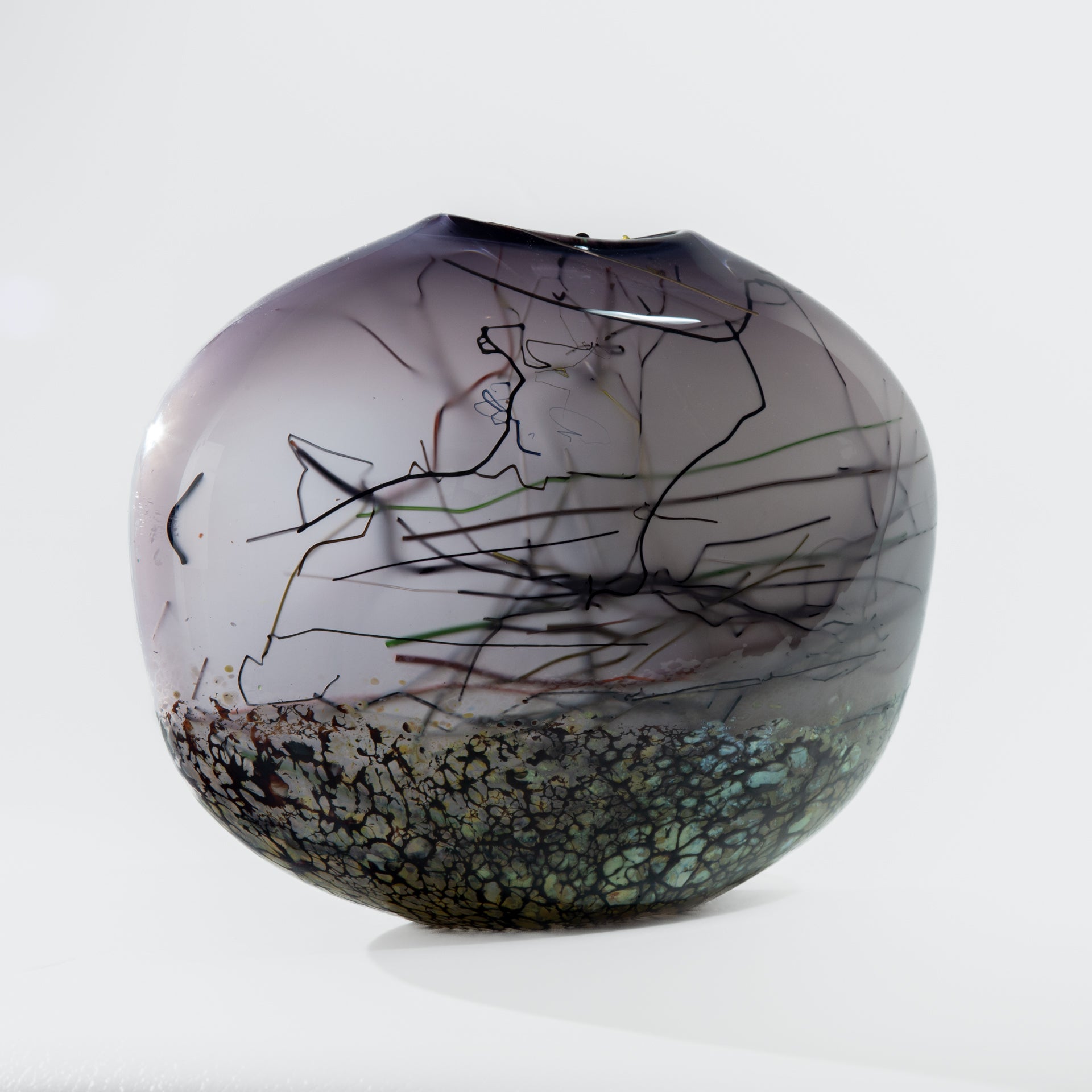 Grey Riverstone Vessel