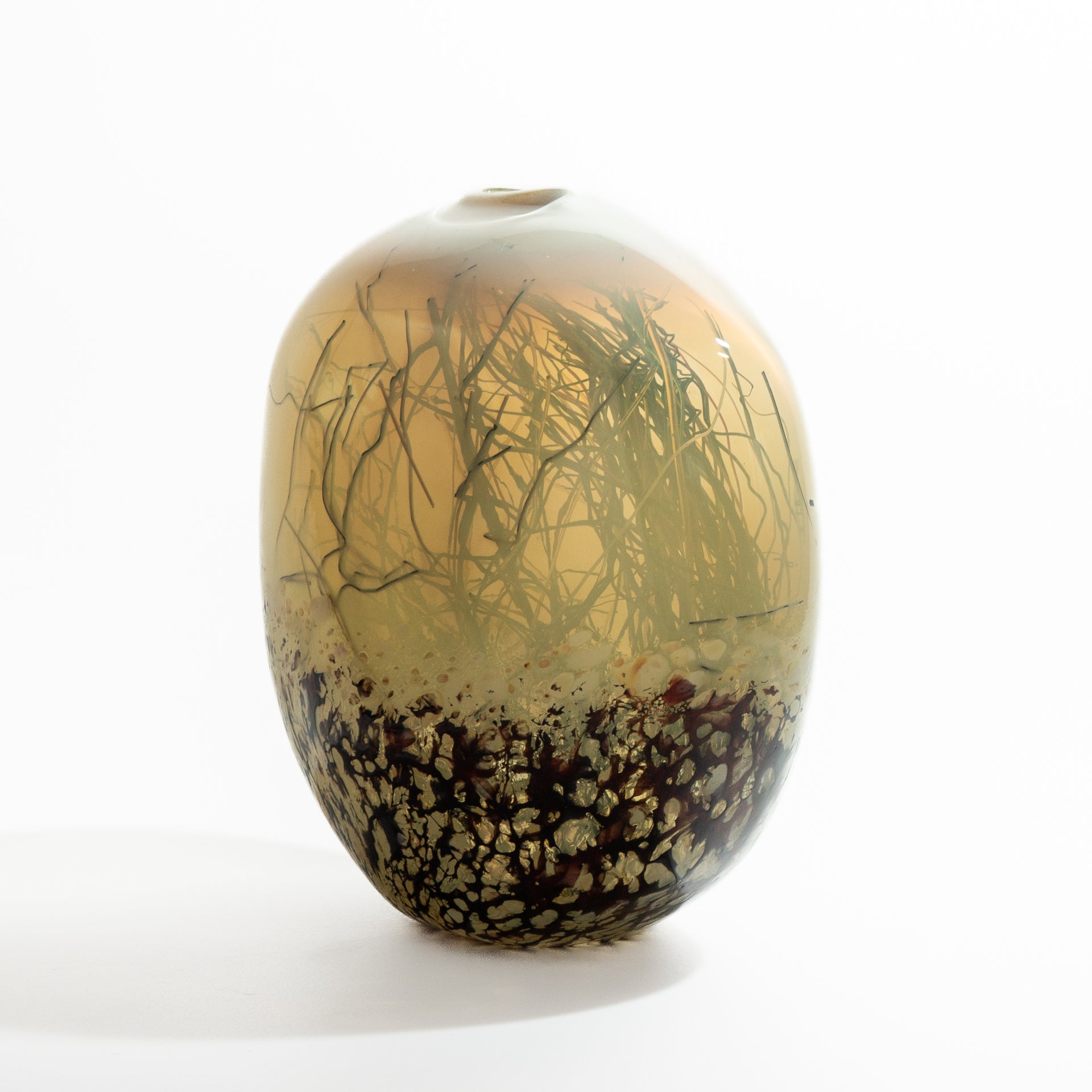 Iris Vanilla Riverstone Vessel