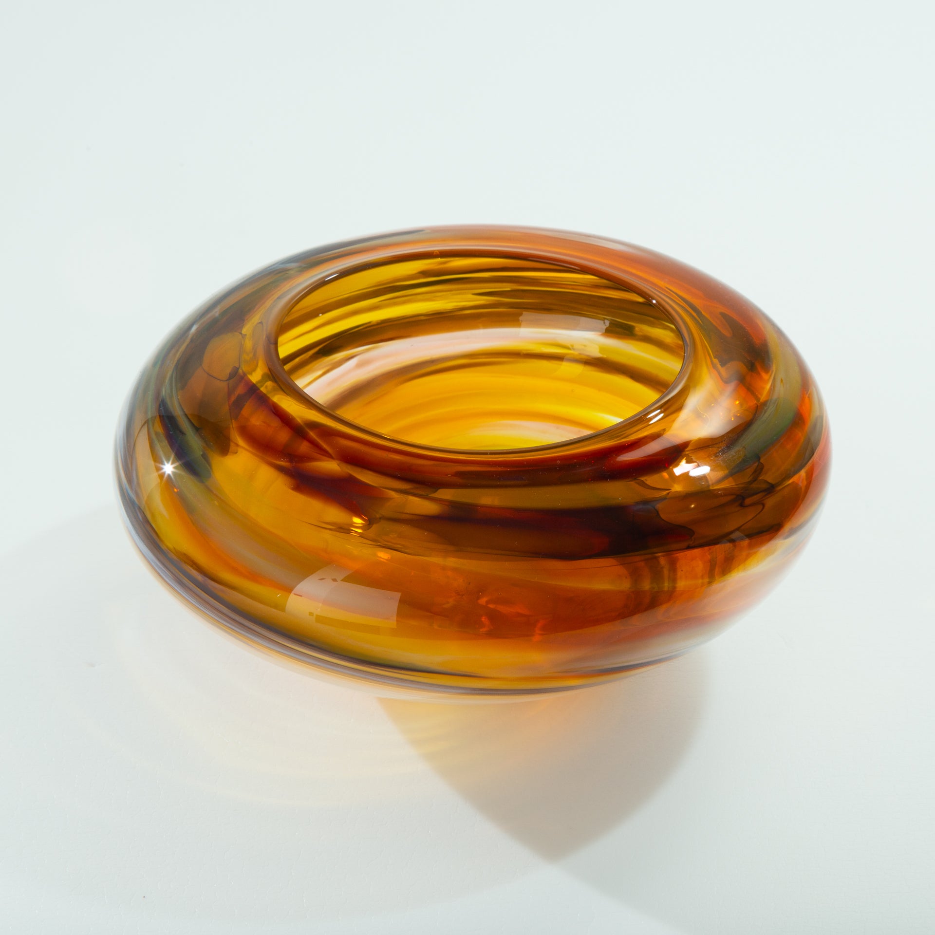 Honey Gold & Ruby Bowl