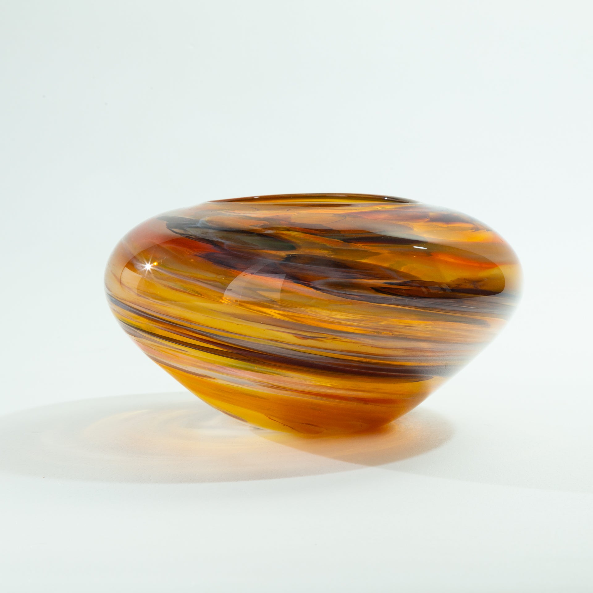 Honey Gold & Ruby Bowl