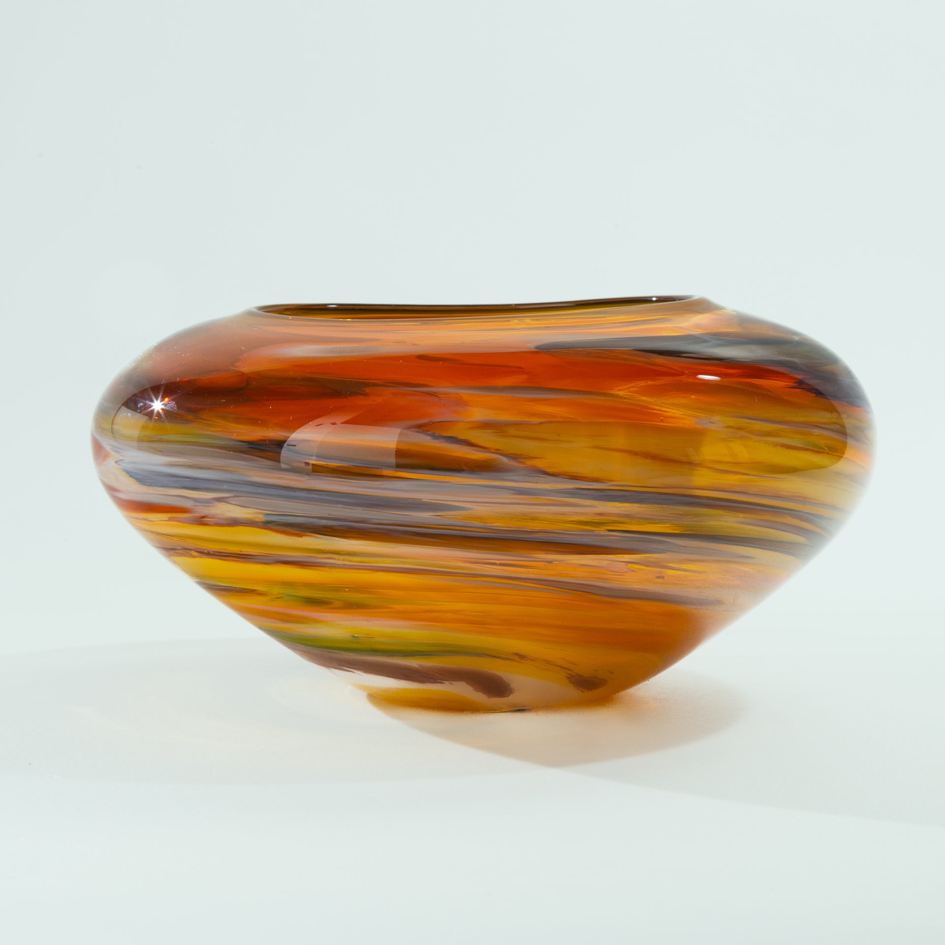 Honey Gold & Ruby Bowl