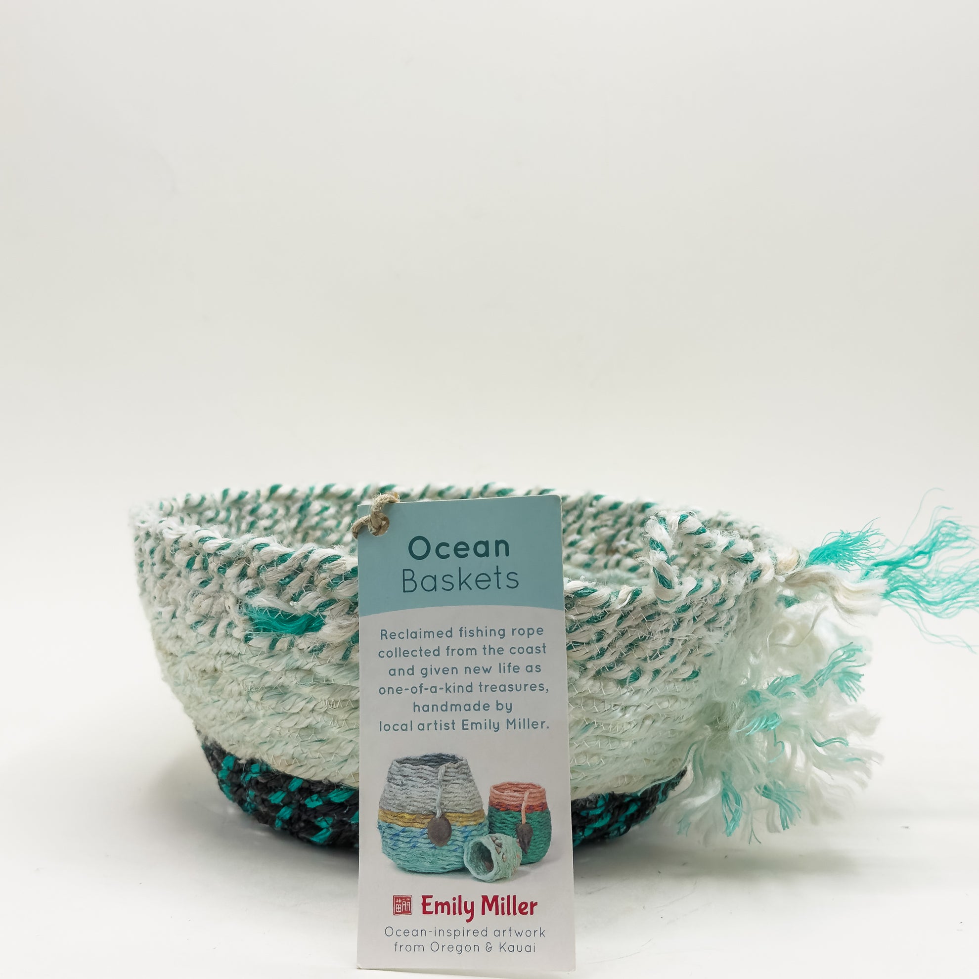 Winter Forest Basket - Medium, Loop Top