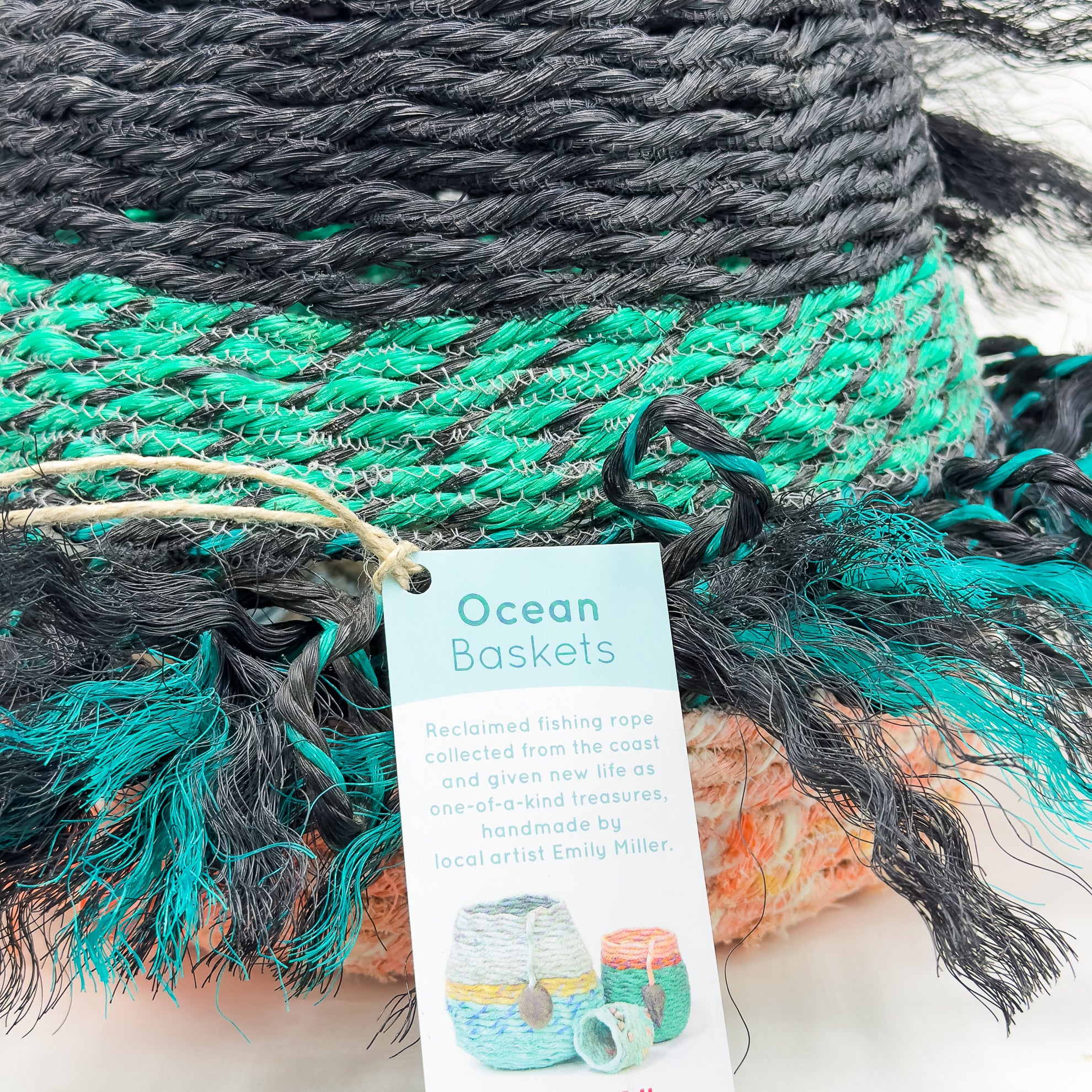 Pink Granite Coast Basket