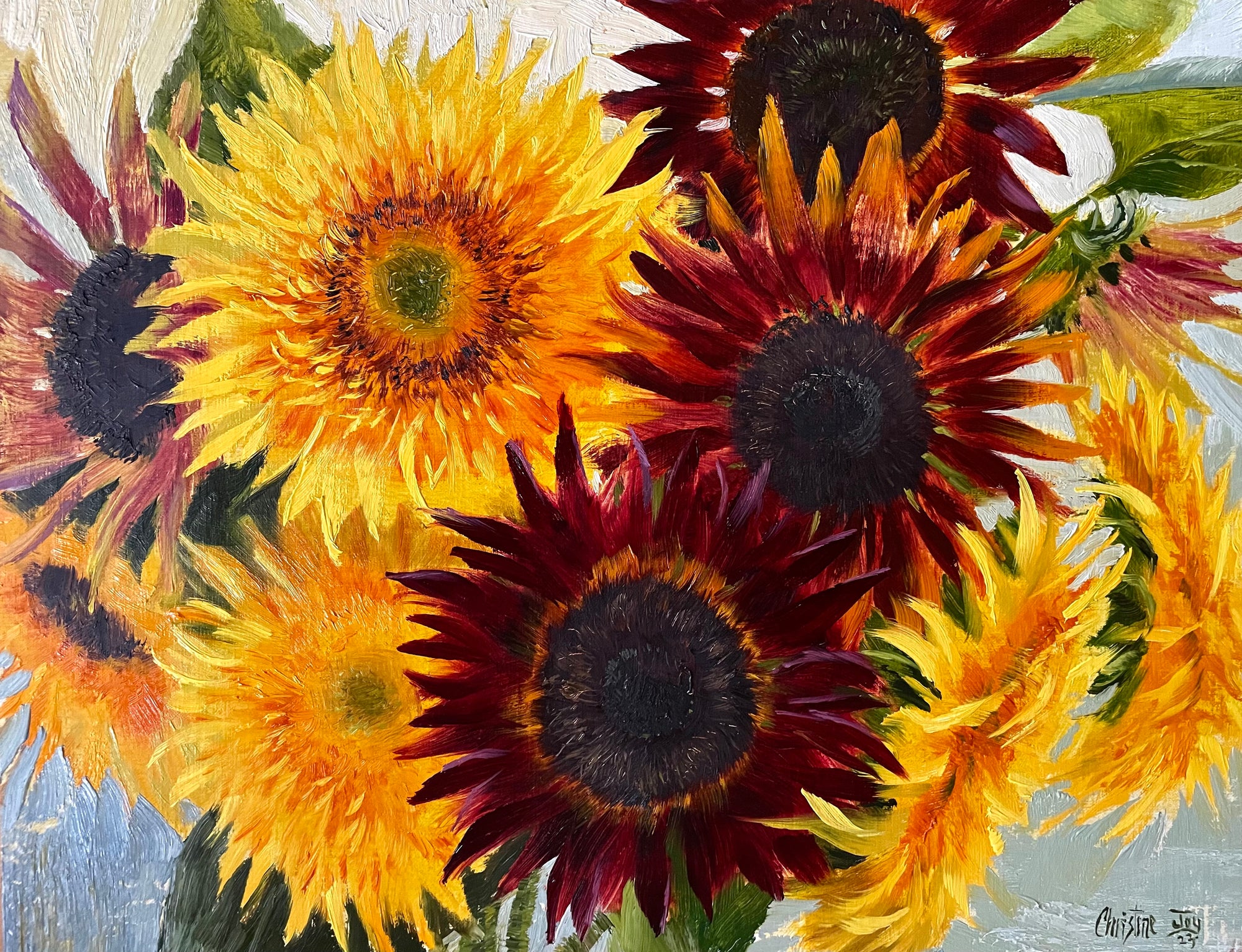 An Array of Sunflowers