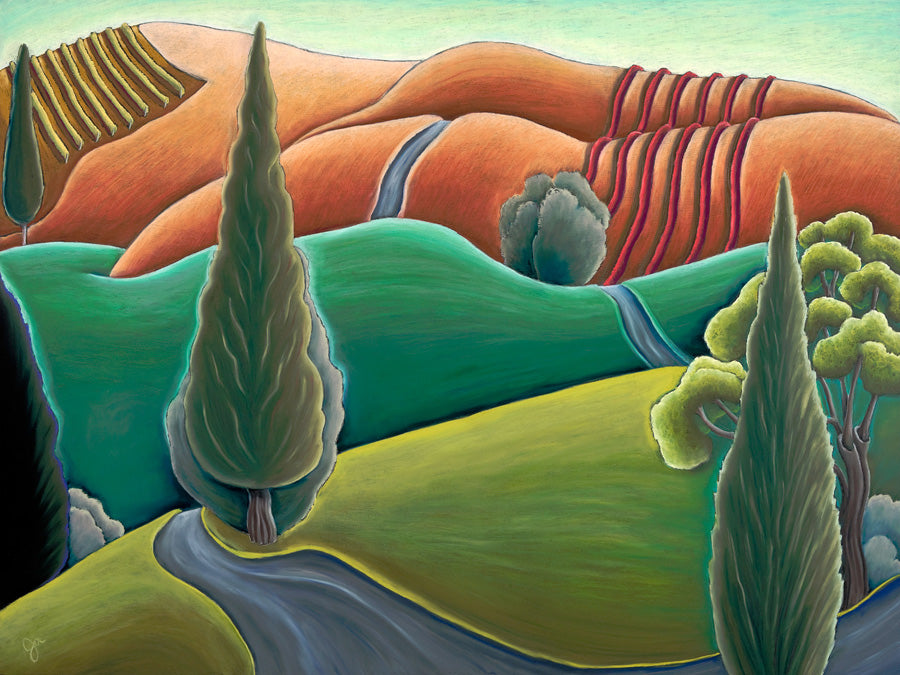 Distant Vineyard II 27/250