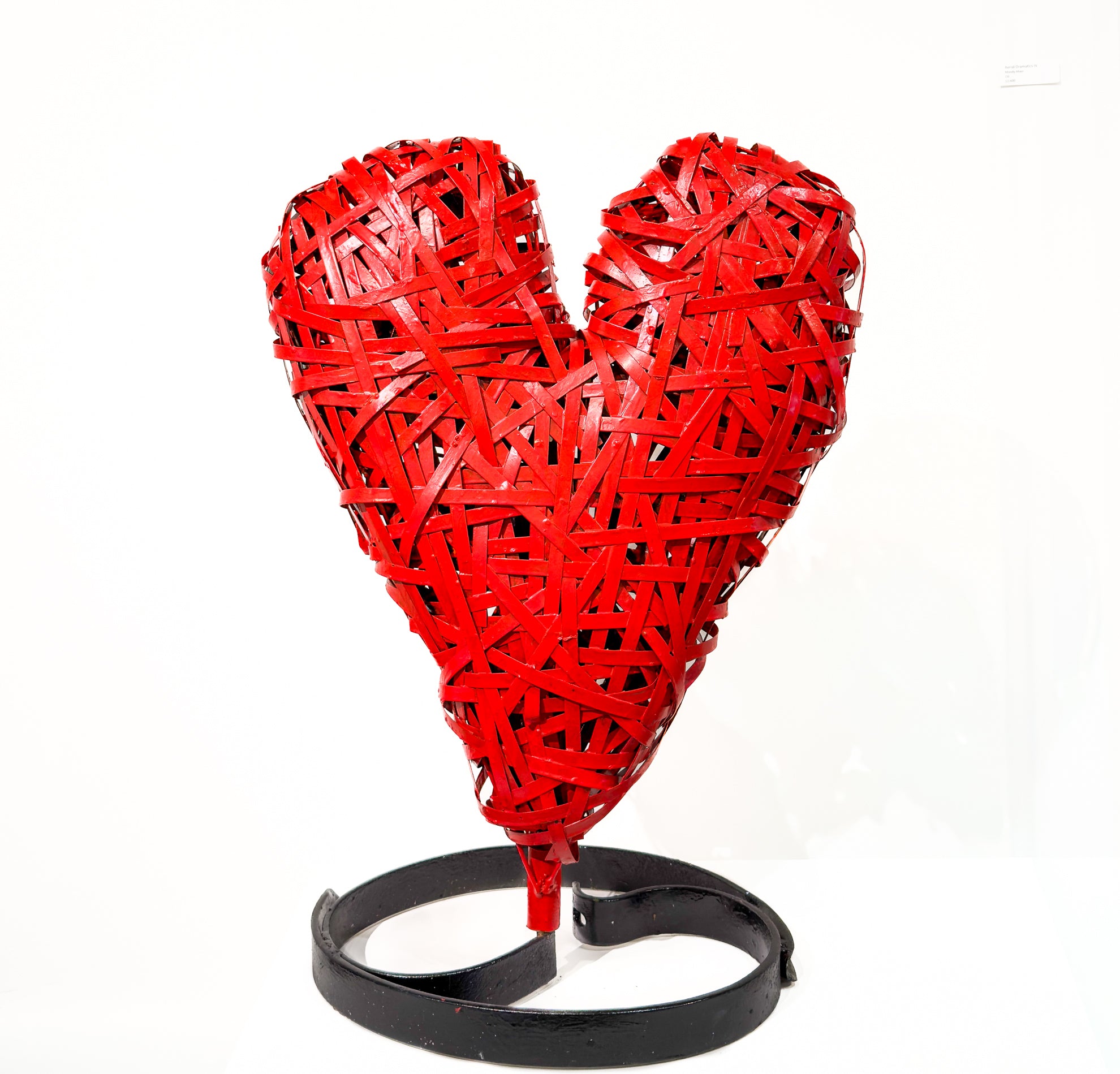 417 Large Red Strapping Heart