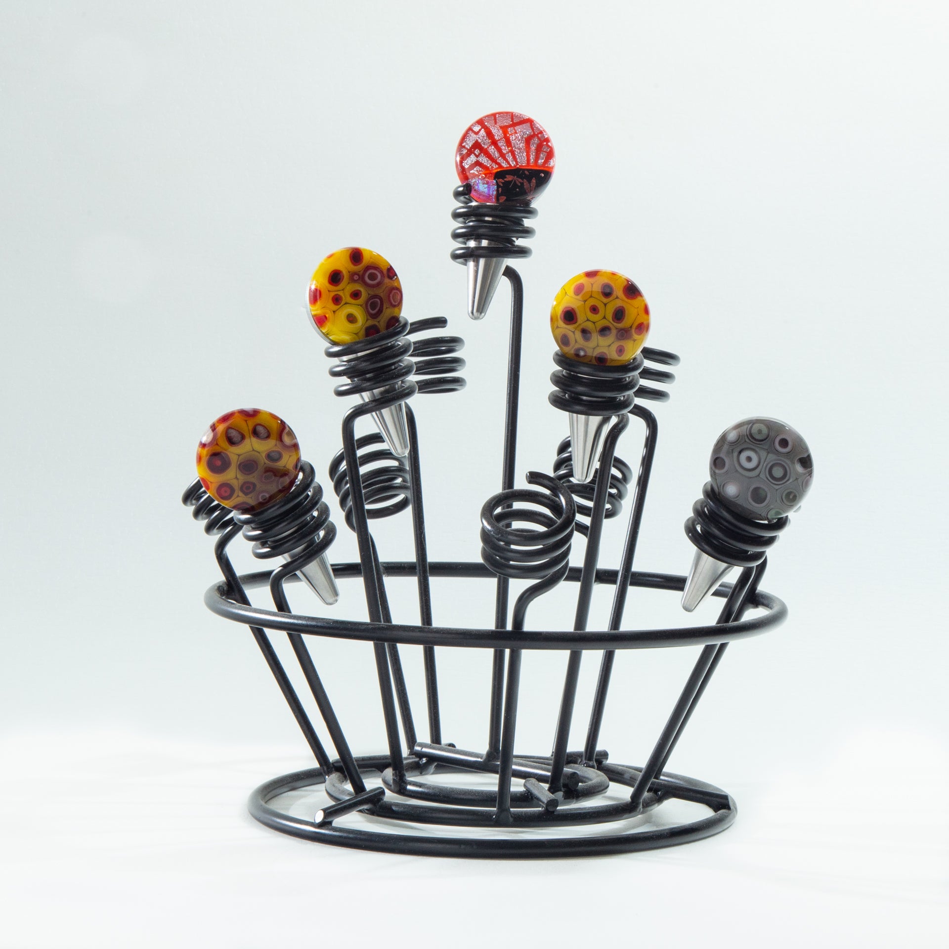 Circular, Glass Wine Stoppers