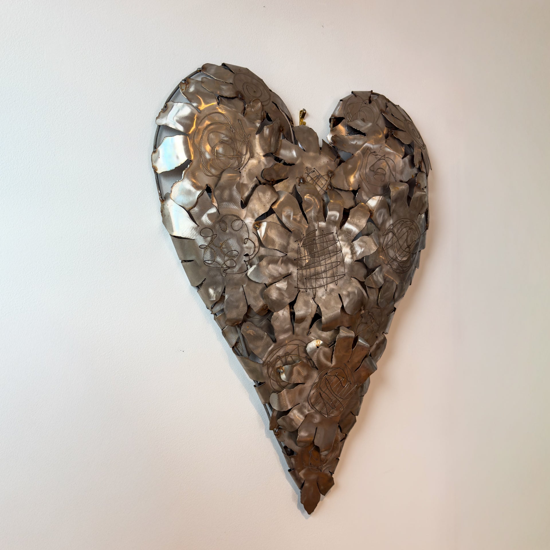 432 Stainless Steel Wall Sunflower