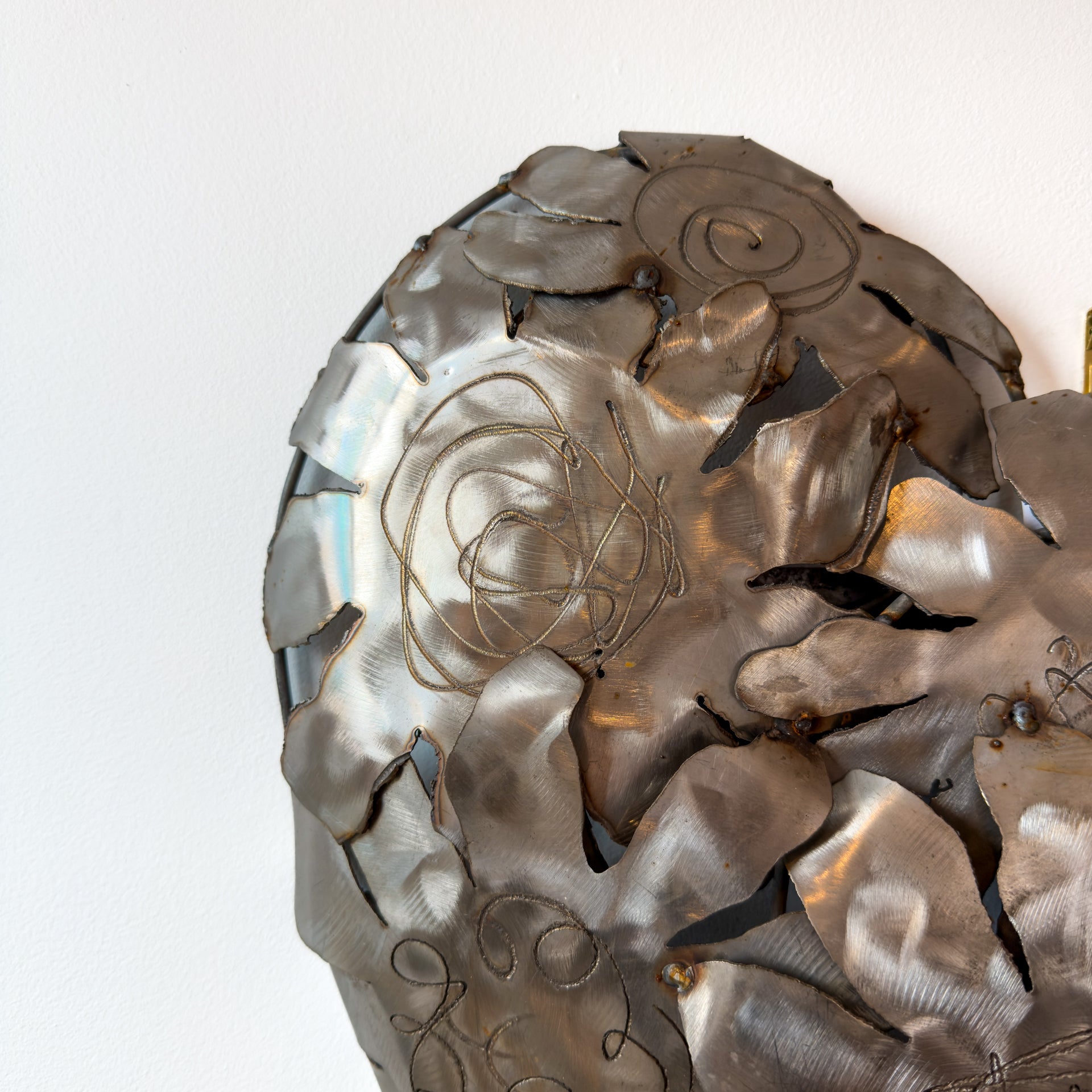 432 Stainless Steel Wall Sunflower
