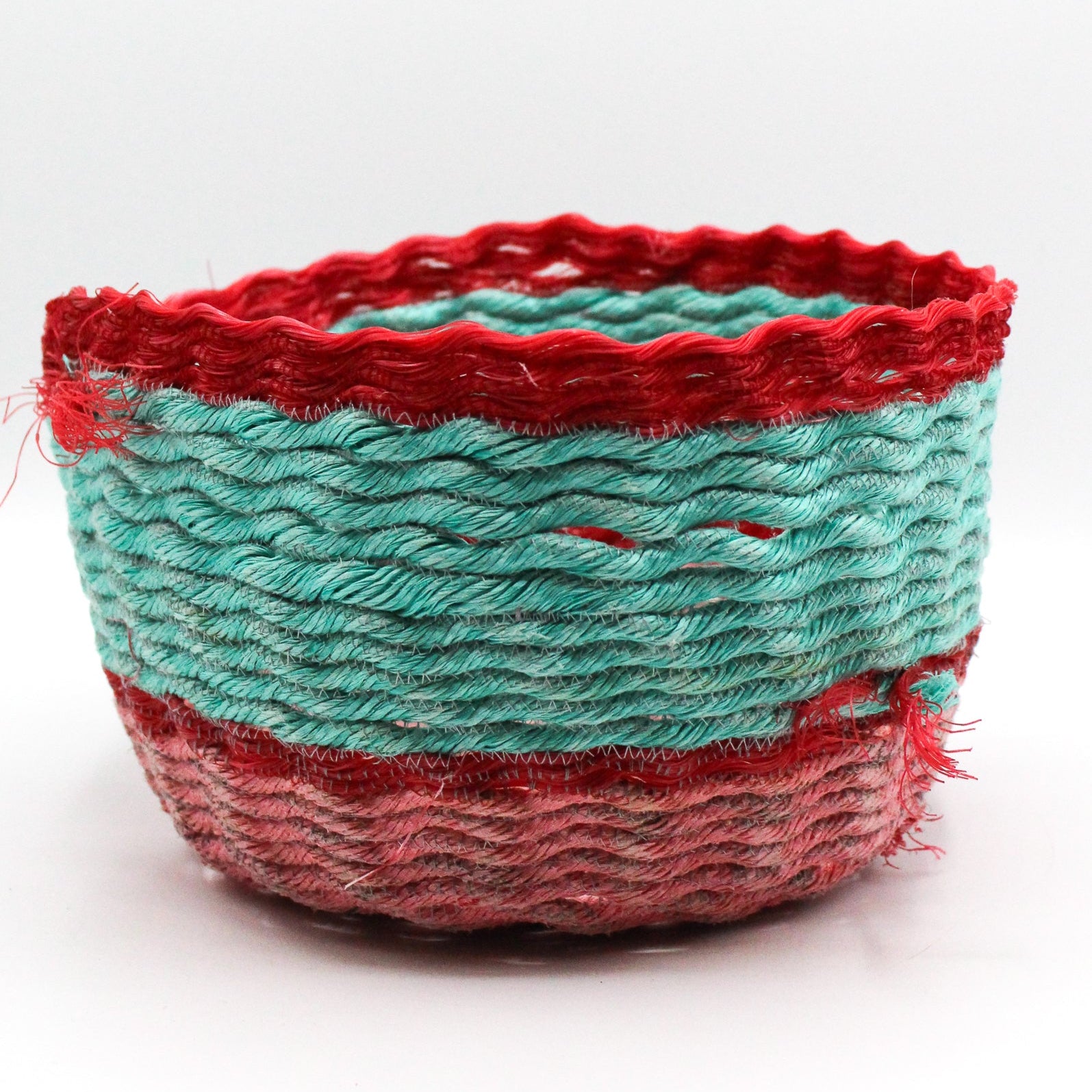 Ghost Net Basket - Red Lip, Poolside